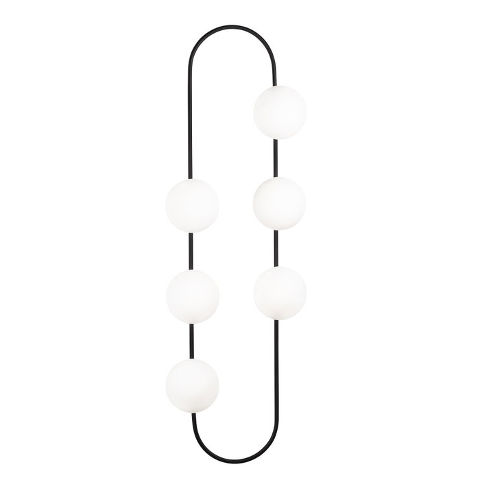 Opviq Abaküs - 4921 Lámpara de Pared Blanco y Negro